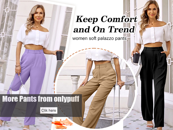 wide leg pants for women