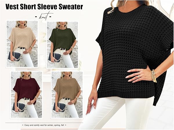 women sleeveless sweater 