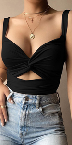 Crop Tops for Women Sexy Clubbing Tops for Party