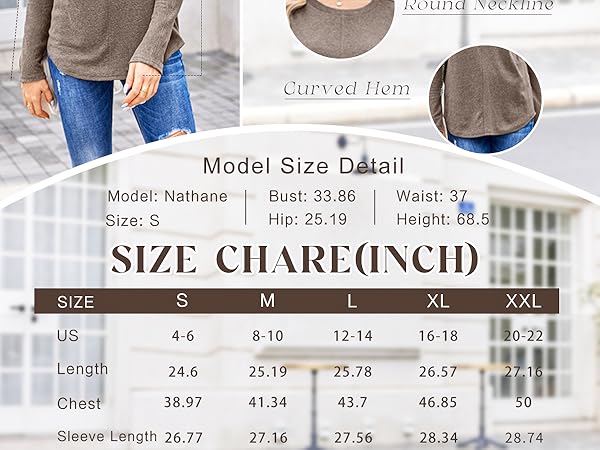 Women''s T-Shirts Crewneck Casual Tunic Tops to Wear with Leggings