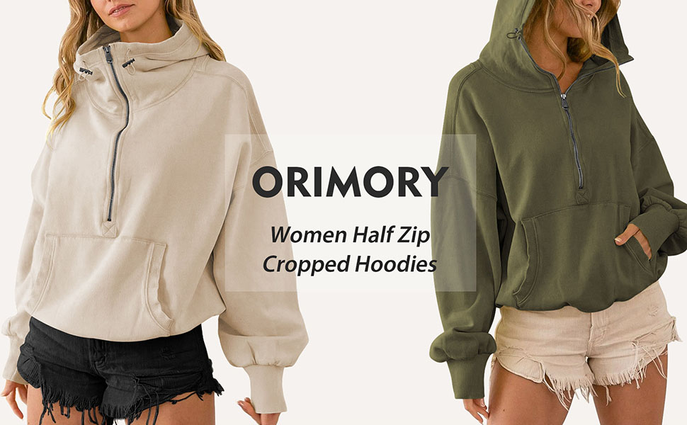 Half Zip Hoodies