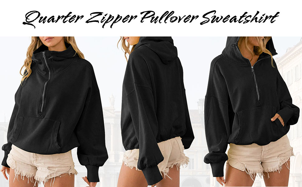 Half Zip Hoodies