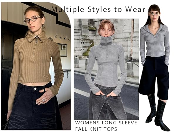 ribbed sweaters for women