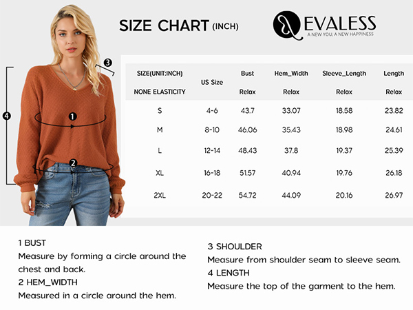 size charts