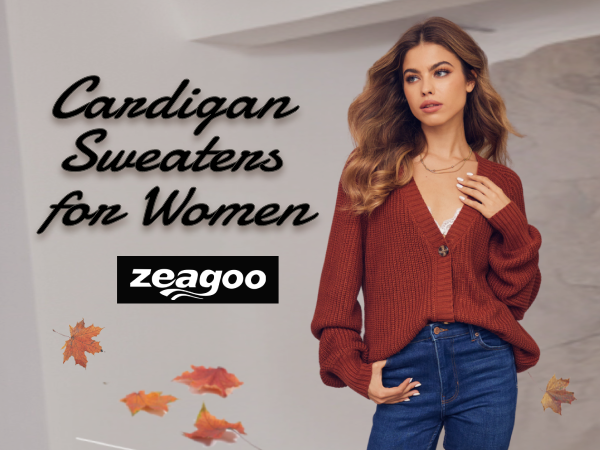 Zeagoo Cardigan Sweaters for Women 2024 Fall