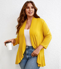 plus size cardigans