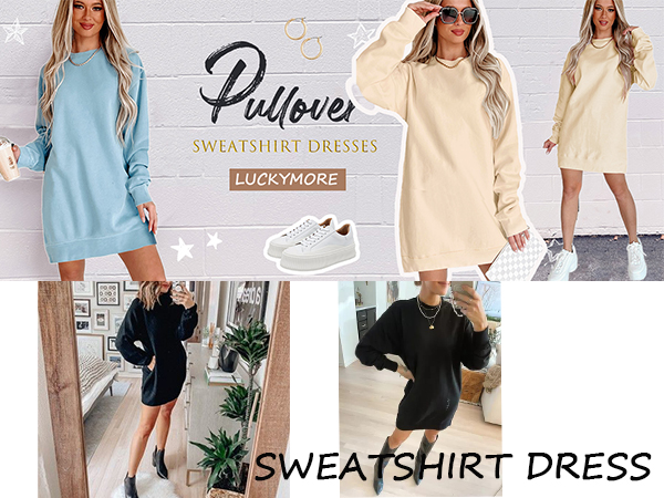 SWEATSHIRT DRESSES