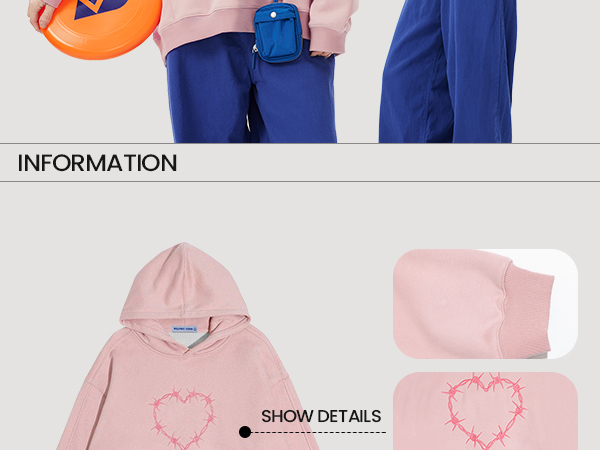 pink hoodies