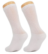 diabetic socks for men women ankle crew over the calf knee high white black gray soft seamless