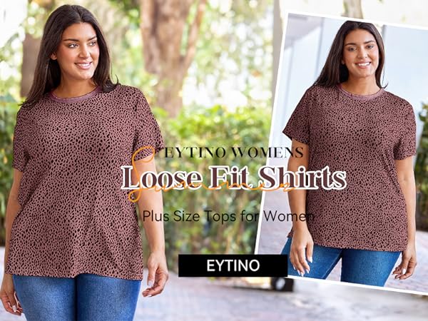 plus size tops-red