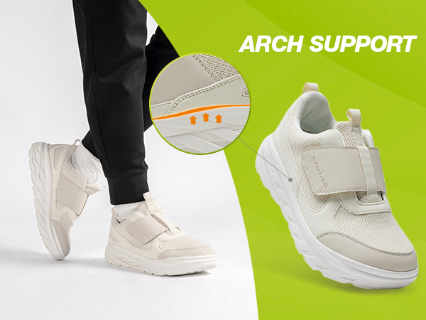 Breathable High Arch Ultralight Work Shoes for Diabetic