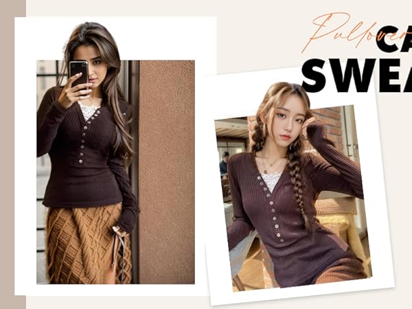 knitted tops for women