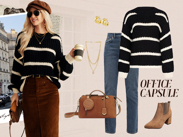 oversized knit sweater