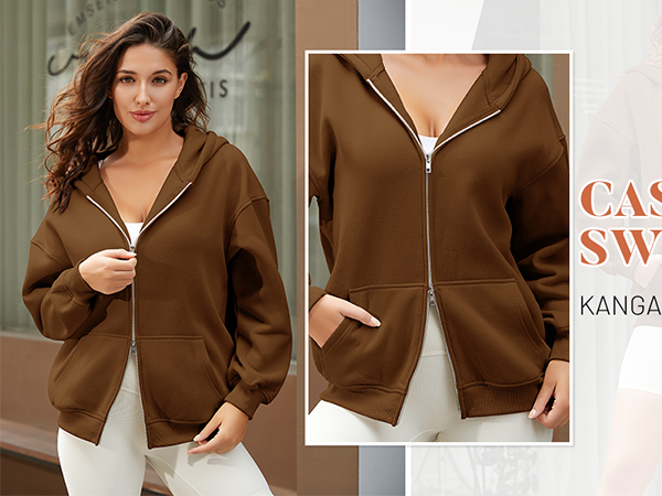 zip up hoodie sweatshirts for women