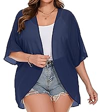 Plus size kimono for women