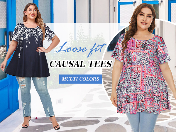 plus size shirts for curvy women