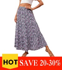 summer skirts for women maxi long skirts for women boho floral skirts trendy summer flowy skirt