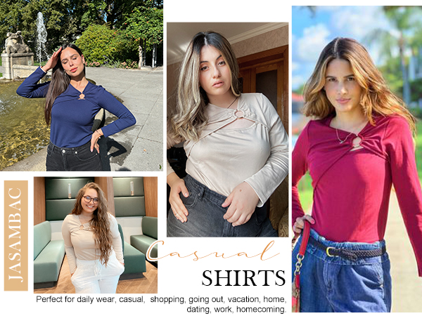 long sleeve shirts for women