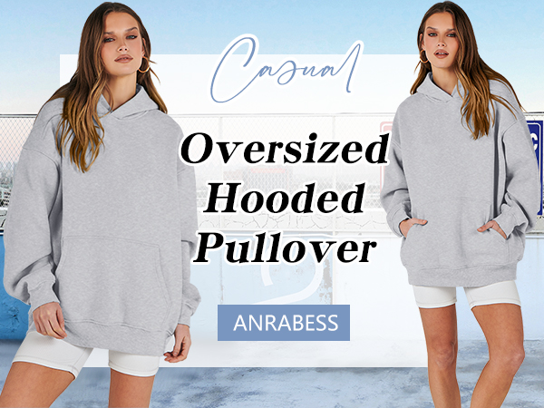 ANRABESS Womens Oversized Hoodies