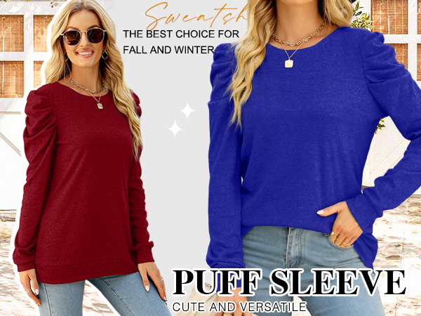 long sleeve tops for women