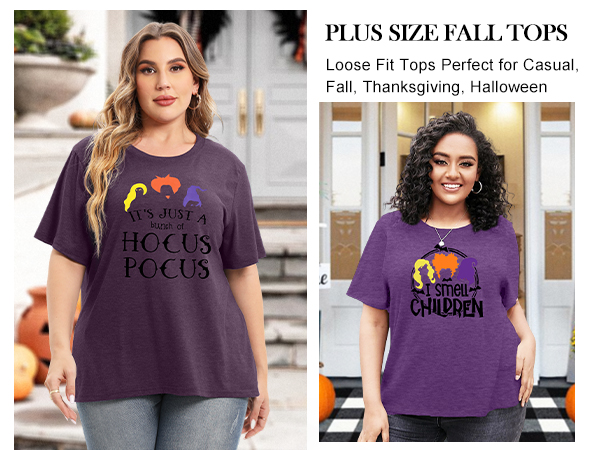 plus size fall tops