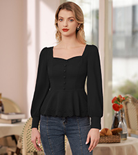 peplum blouse