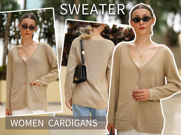 Women''s Coatigan Sweater Long Sleeve Casual Knit Cardigan with Pockets