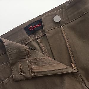 Rekucci 5 pocket zipper front pant