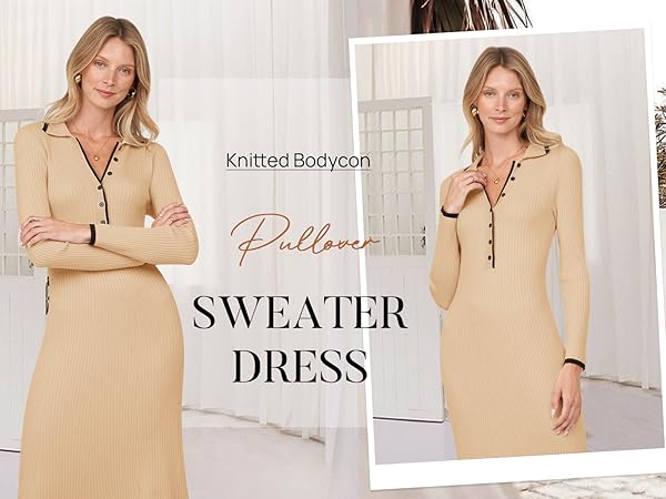 fall sweater dress for women 2023