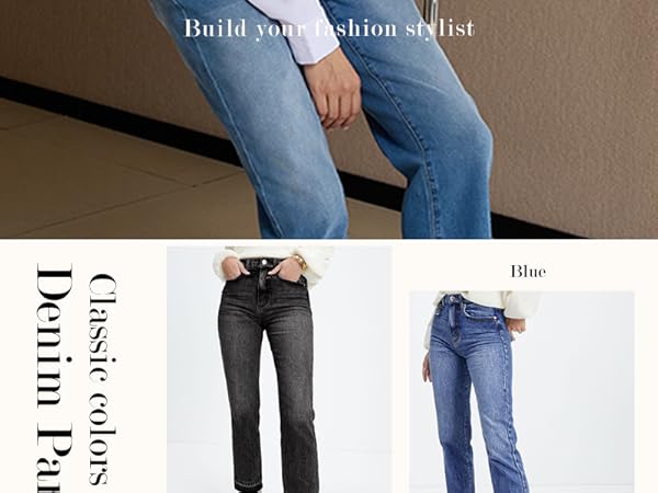 straight leg jeans for women