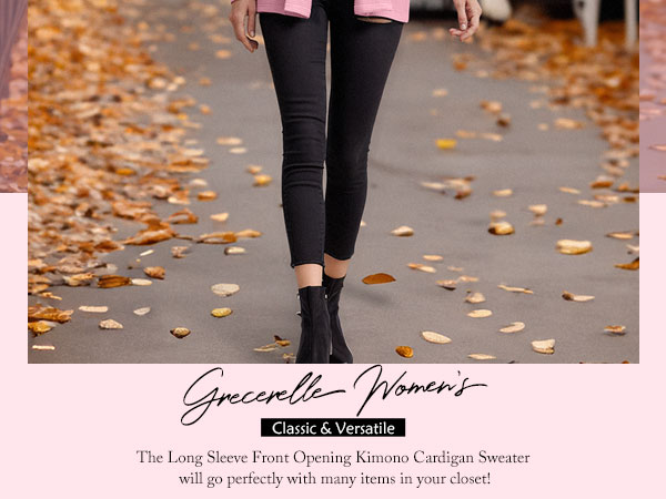 Open Front Lightweight Sweaters