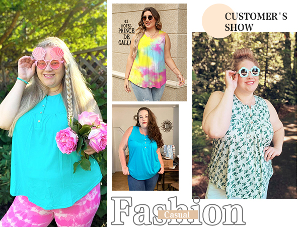 plus size tank tops for women