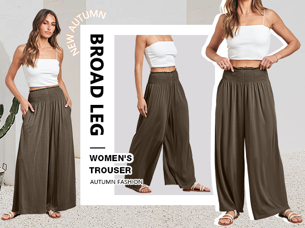 Linen Summer Palazzo Pants