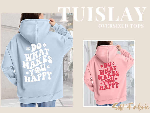 Cute Graphic Oversized Hoodies