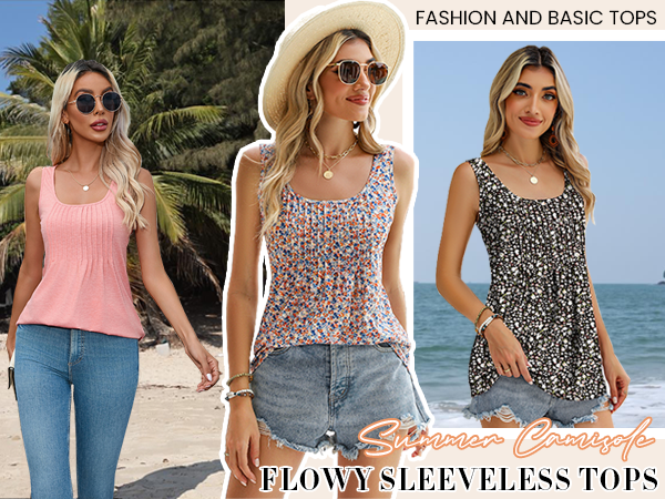 Summer Sleeveless Tops