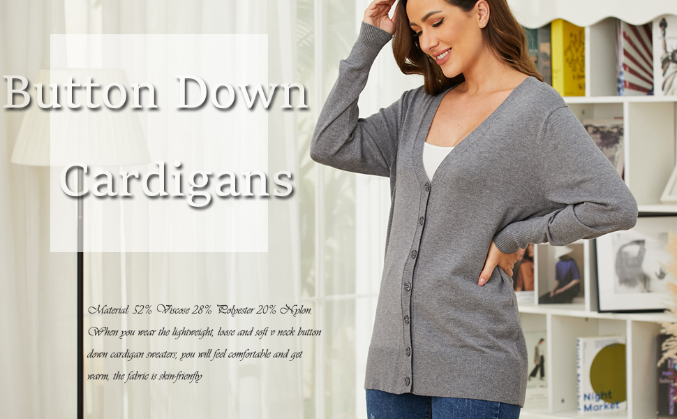 button down cardigan