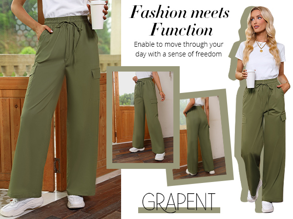 Cool Streetwear Y2K Cargo Pants Wide Straight Leg Trousers