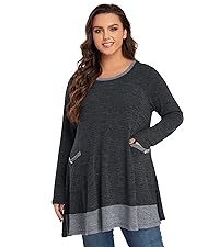 plus size sweater tunics for women