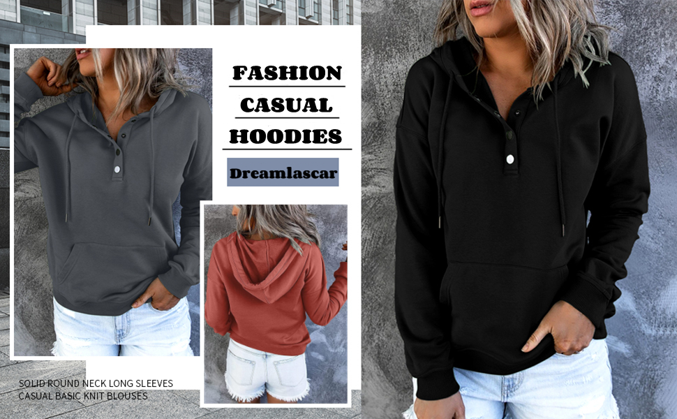 Womens pullover casual hoodies 2022 fall winter fashion