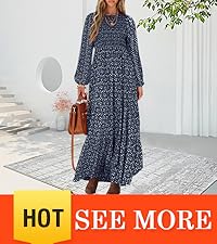 Fall Dresses Casual Long Sleeve Wrap V Neck Maxi Dress High Low Wedding Guest Dress Ruffle Hem