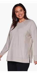 Active Women''s Plus Size V-Neck Tunic Top