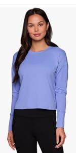 Long Sleeve Mesh Running Top for Women