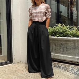 flowy harem wide leg pants for women