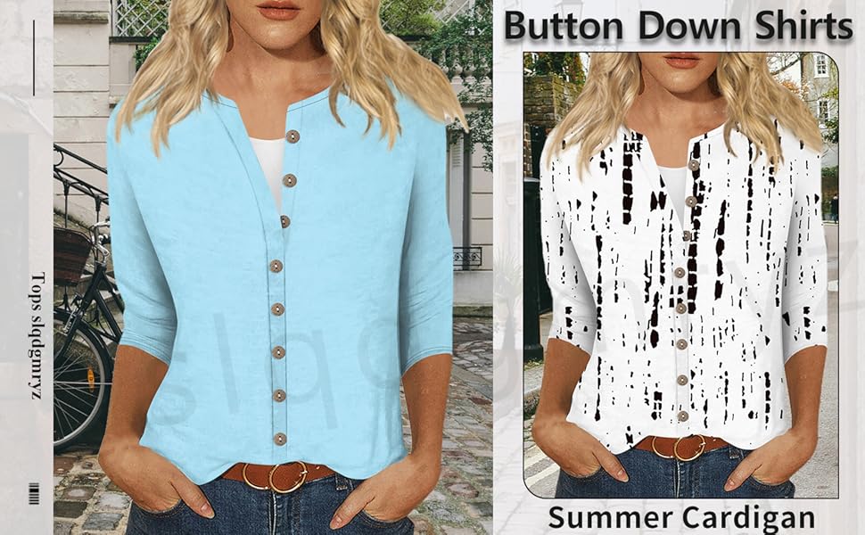 Button Down Shirts for Women