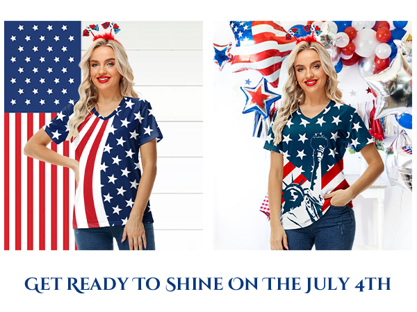 usa flag shirt get ready to shine on the july 4th 