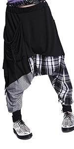 ELLAZHU casual harem pants for women