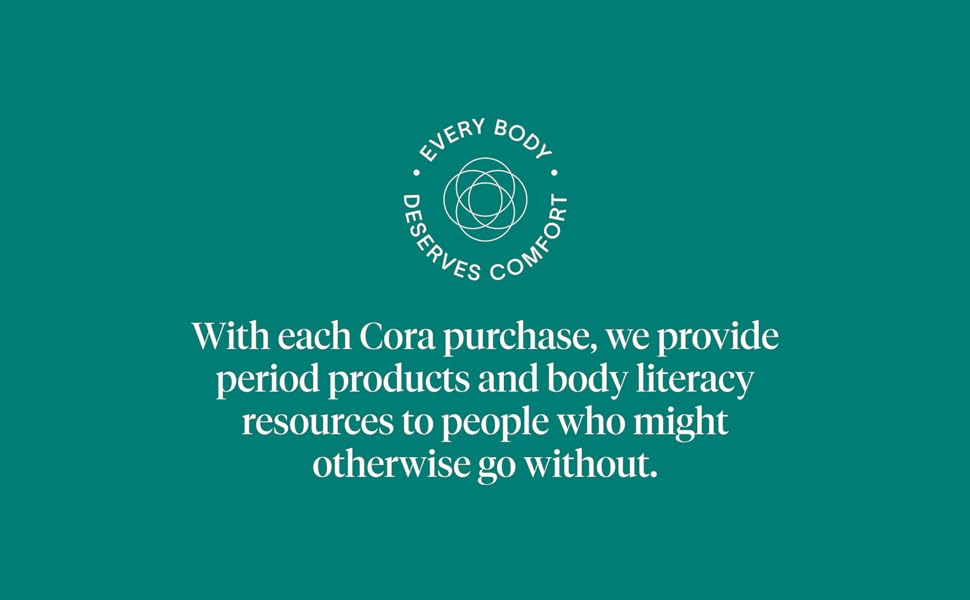 Cora period care menstrual products 