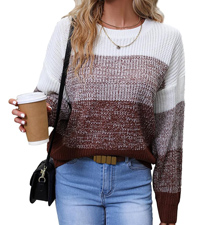 color block sweater