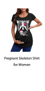 Pregnant Skeleton Shirt