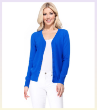 mk5178 V-neck cardigan